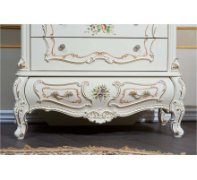 Комод с зеркалом в спальню Шанель (крем)