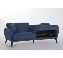 Трехместный Диван-кровать Flexy Флекси (синий)