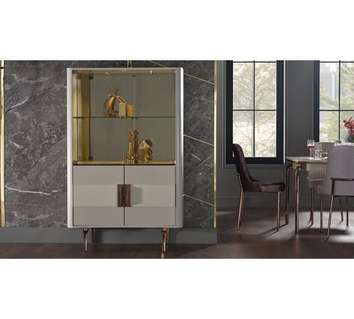 Двустворчатый шкаф витрина для посуды Larissa (Ларисса) lars-13 Двустворчатый шкаф витрина для посуды Larissa (Ларисса) lars-13