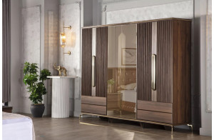 Шестистворчатый шкаф Монтего MONT-34