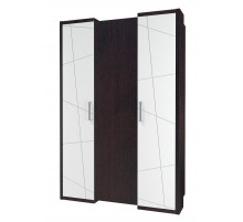 Трехдверный шкаф гардероб для одежды с зеркалом Барселона МН-115-03-220