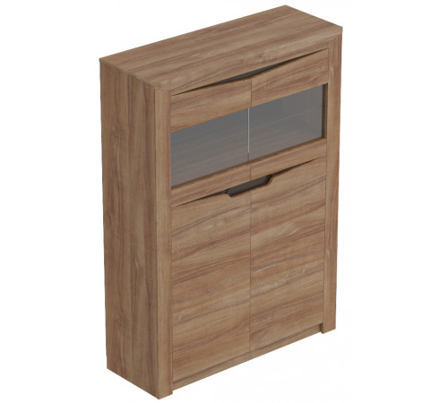 Шкаф-витрина Соренто двухдверный дуб стирлинг Шкаф-витрина Соренто двухдверный дуб стирлинг