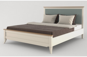 Двуспальная кровать Римини MUR-118-01/1 с мягкой вставкой